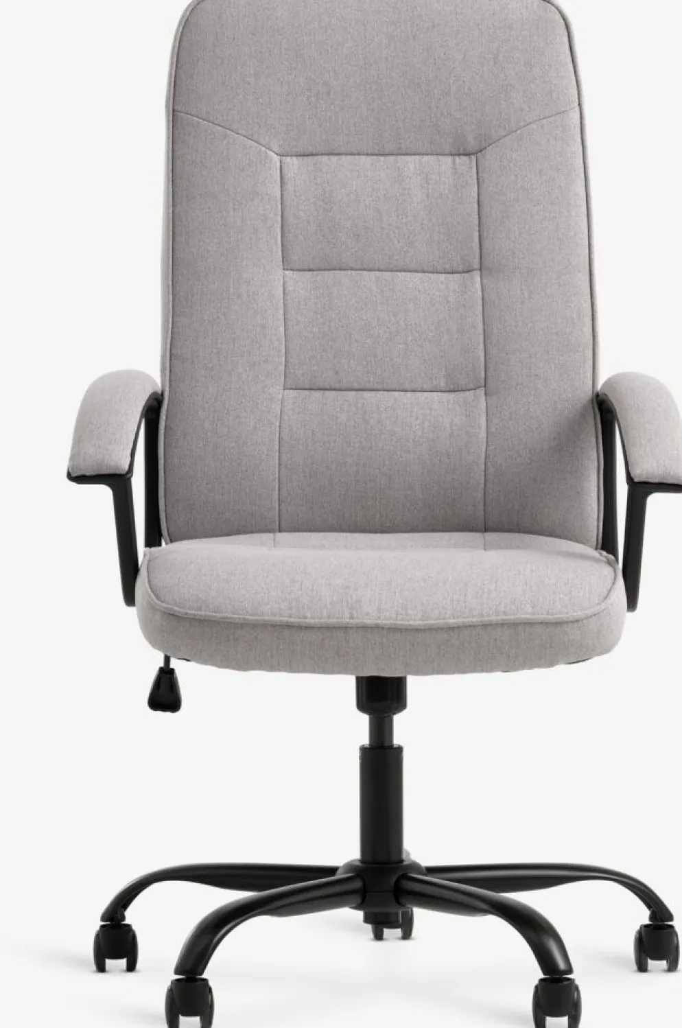 SKODSBORGFauteuil de bureau SKODSBORG tissu gris/noir