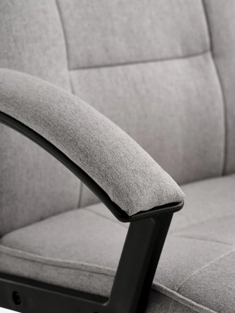 SKODSBORGFauteuil de bureau SKODSBORG tissu gris/noir