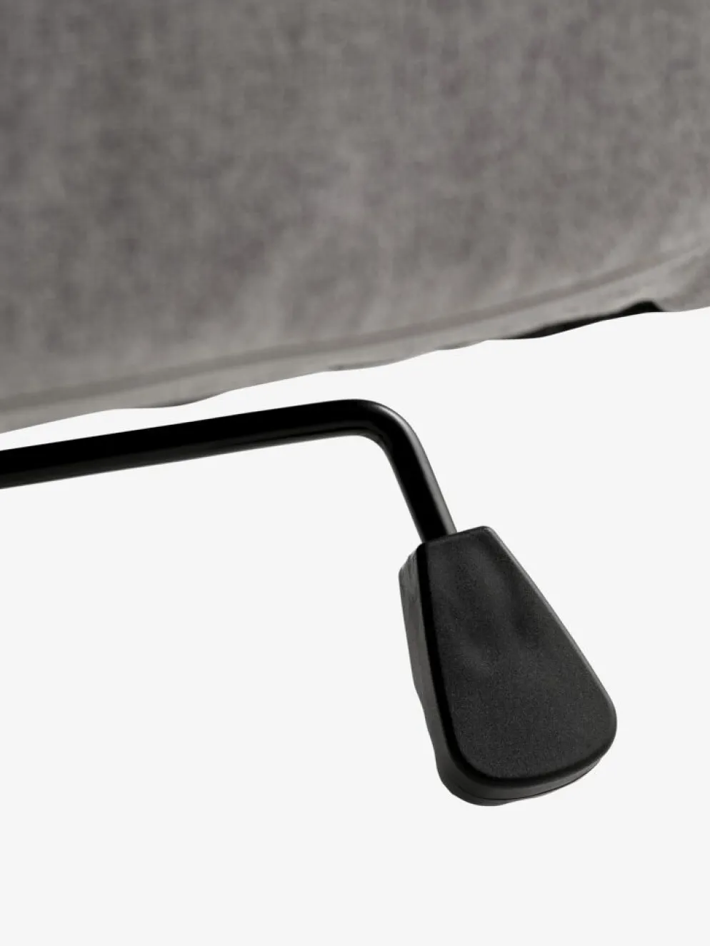 SKODSBORGFauteuil de bureau SKODSBORG tissu gris/noir
