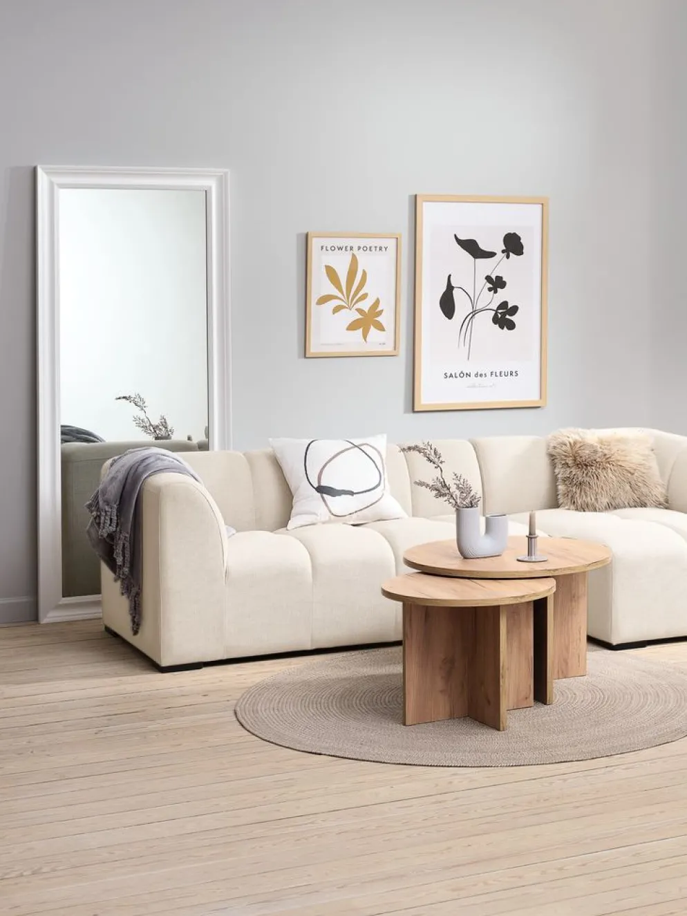 SKOTTERUPMiroir SKOTTERUP 78x180 blanc