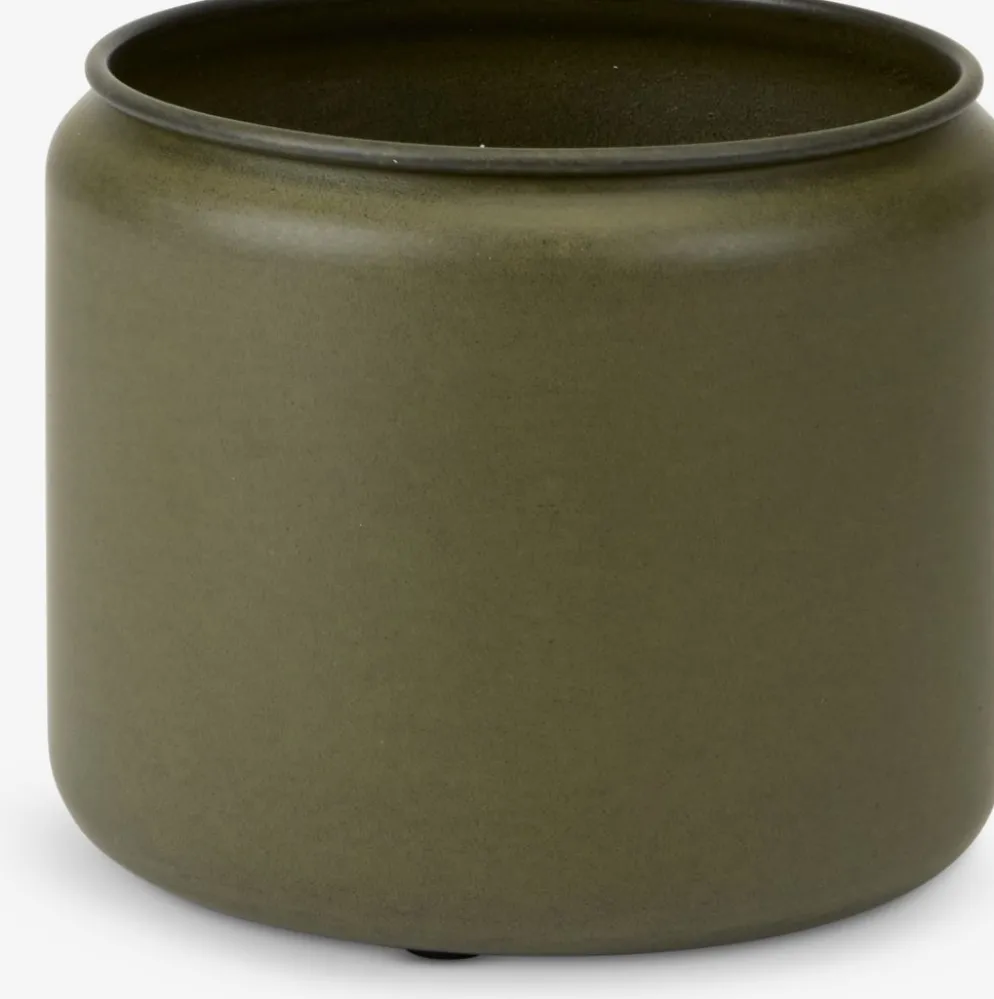 SNORKLABac à fleurs SNORKLA Ø25xH20 vert olive