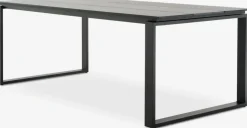 SONNERUP + INGSTRUPSONNERUP L215 table gris + 4 INGSTRUP chaises noir