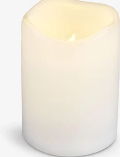 SORENBougie pilier LED SOREN Ø8xH13cm blanc