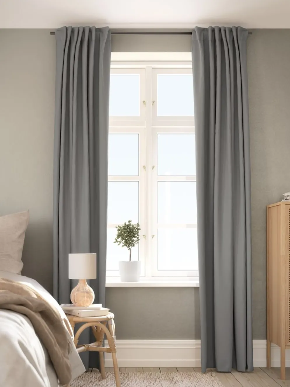 STADSHOLMENRideau occultant STADSHOLMEN 1x140x245 gris