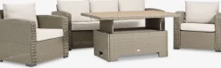 STAVERNEnsemble lounge STAVERN 5 personnes naturel