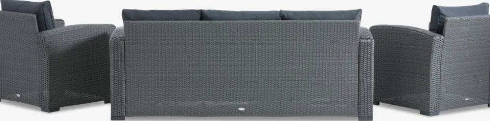 STAVERNEnsemble lounge STAVERN 5 personnes gris