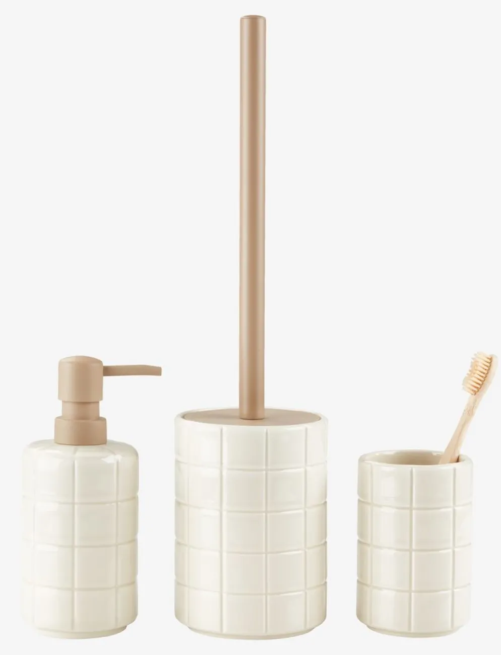 STENINGEPorte-brosses à dents STENINGE beige