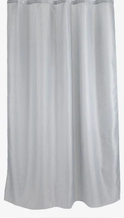 SUNDBYPlusRideau de douche SUNDBY 180x200 cm gris/blanc