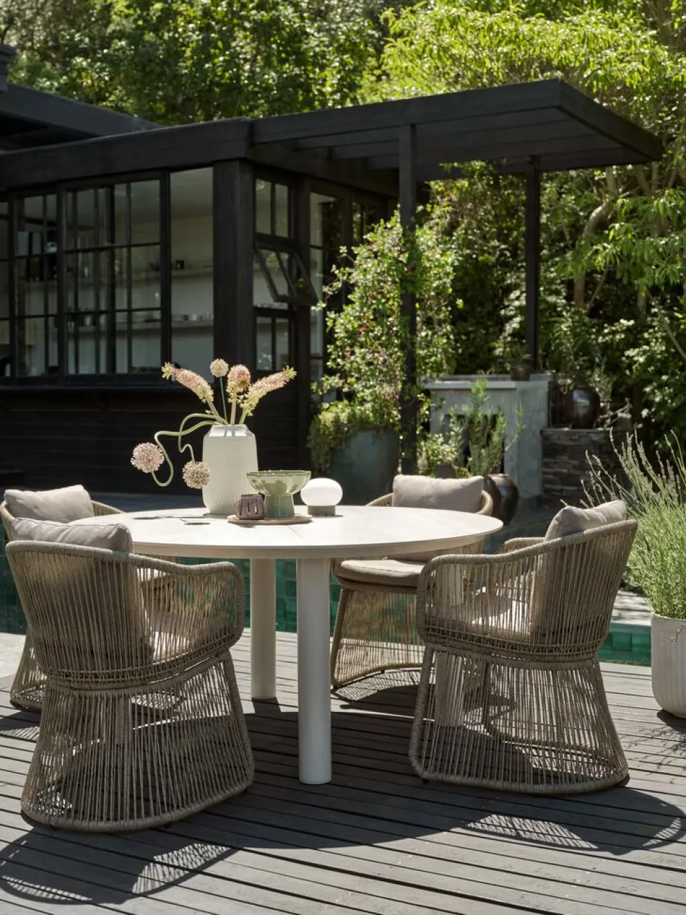 SURNADALTable de jardin SURNADAL Ø150 beige