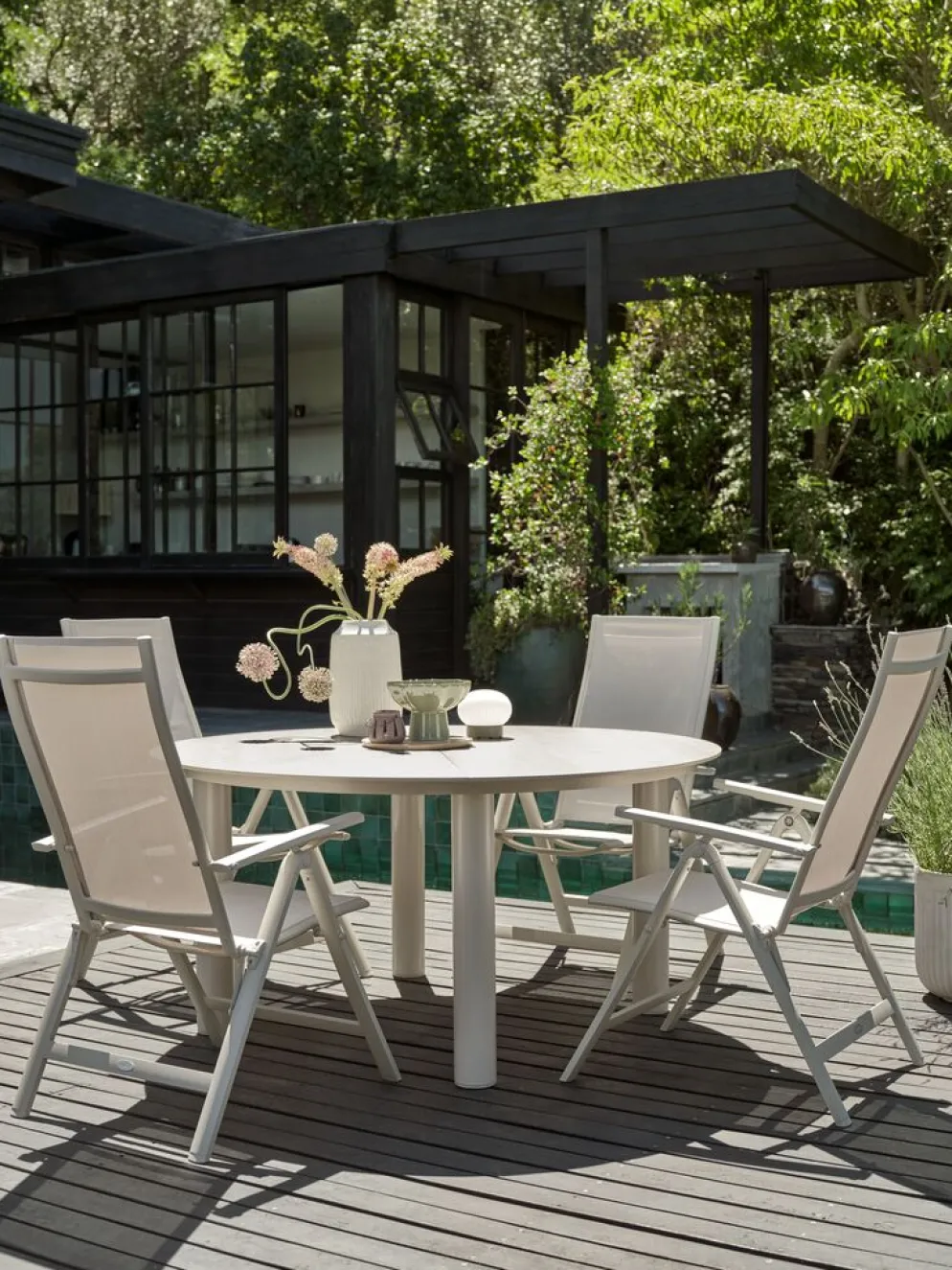 SURNADALTable de jardin SURNADAL Ø150 beige