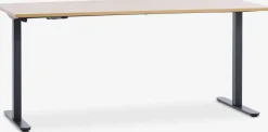 SVANEKEBureau à hauteur réglable SVANEKE 80x160 coloris chêne/noir
