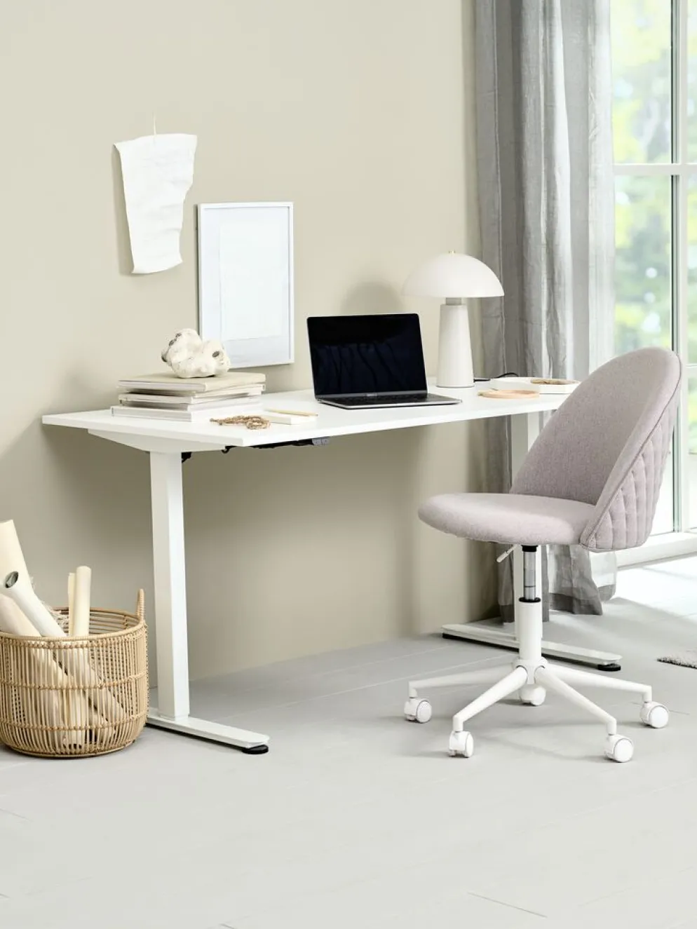 SVANEKEBureau à hauteur réglable SVANEKE 60x120 blanc