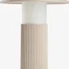 SVANELampe de table rechargeable SVANE Ø21xH25cm sable