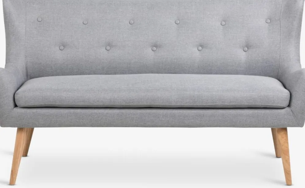 SVELVIKCanapé SVELVIK 2 places tissu gris clair/naturel