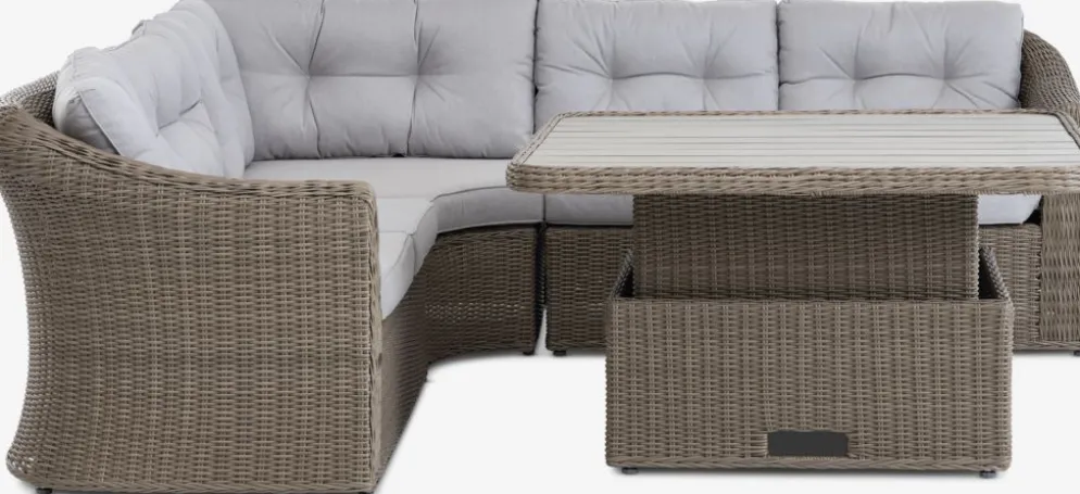 TAMBOHUSEEnsemble lounge TAMBOHUSE 5 personnes naturel