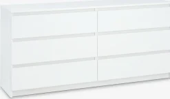 TANGECommode 3+3 tiroirs TANGE blanc