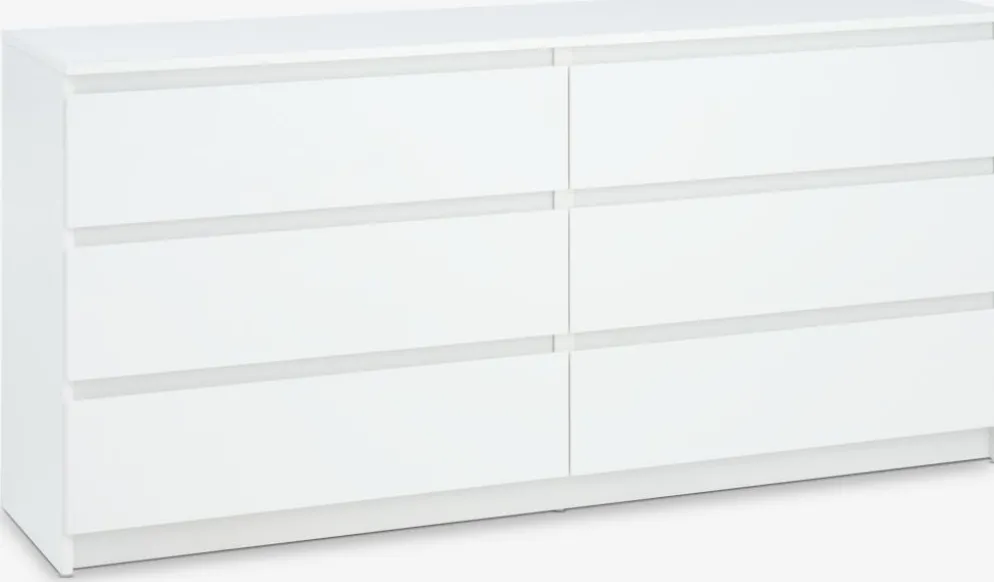 TANGECommode 3+3 tiroirs TANGE blanc