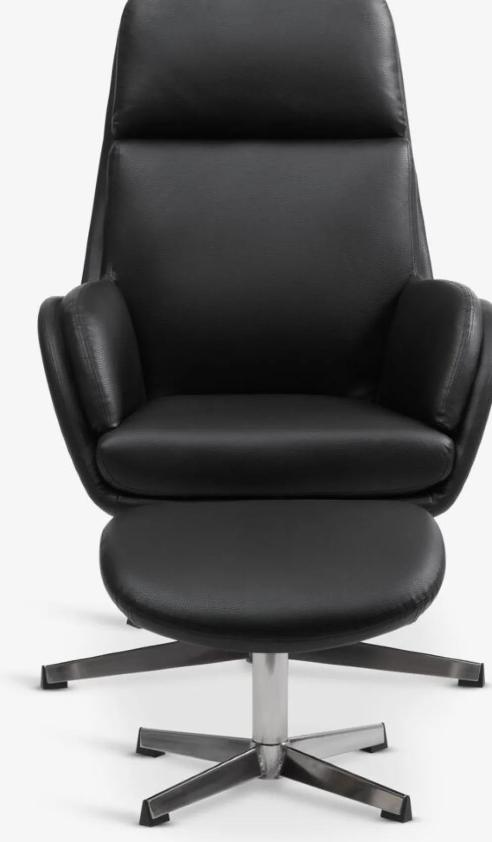 TANKEDALFauteuil inclinable a/repose-pieds TANKEDAL noir