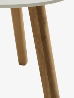 TAPSBout de canapé TAPS 40x40 blanc/bambou