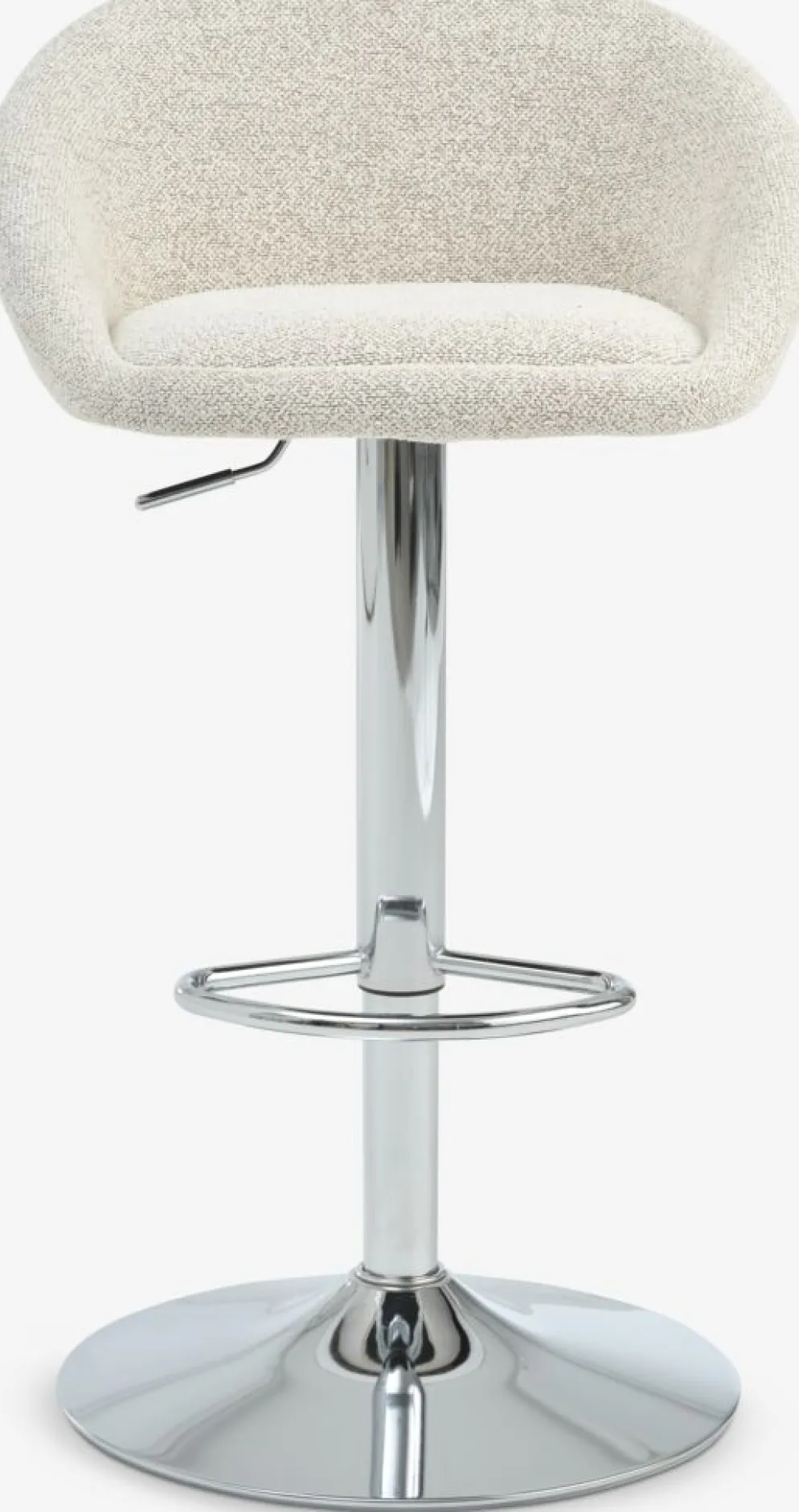 TAULOVChaise de bar TAULOV beige/chrome