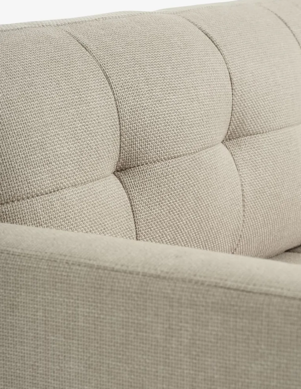 TEGLHUSECanapé convertible méridienne TEGLHUSE tissu beige