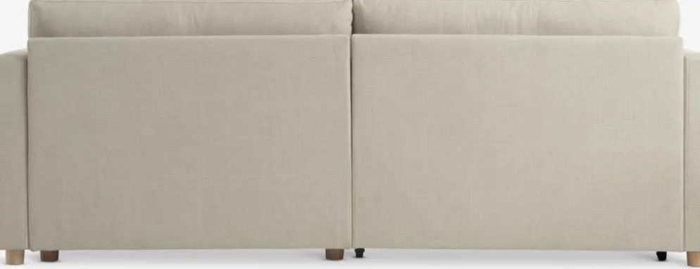 TEGLHUSECanapé convertible méridienne TEGLHUSE tissu beige