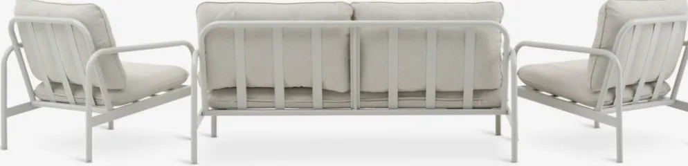 TEGLUMEnsemble lounge TEGLUM 4,5 personnes beige