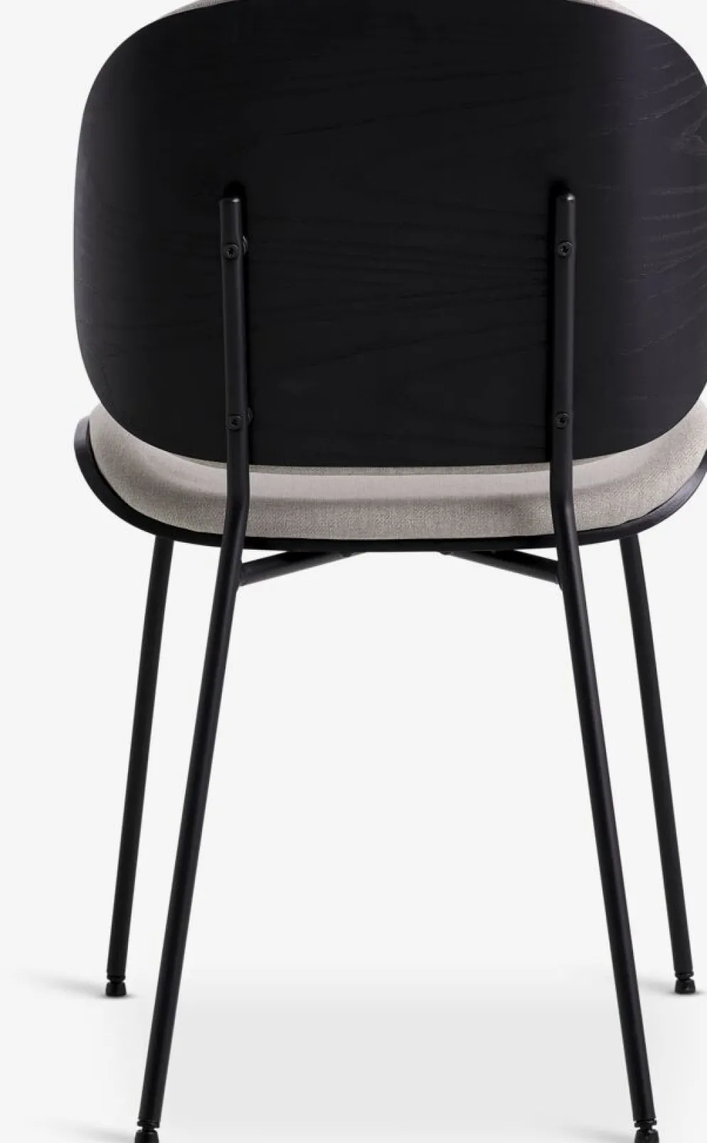 TESTRUPChaise TESTRUP sable clair/noir