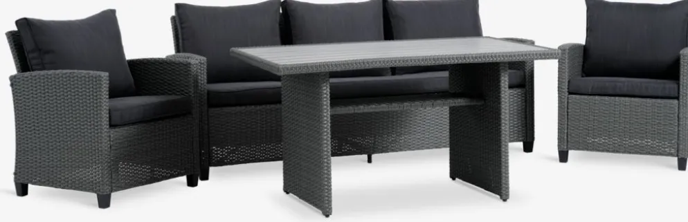 THISEEnsemble lounge THISE 5 personnes gris
