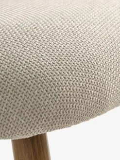 THORUPFauteuil THORUP tissu beige/coloris chêne