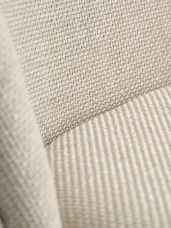 THORUPFauteuil THORUP tissu beige/coloris chêne