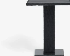 THY + AIDTTHY L60 table + 2 AIDT chaises noir