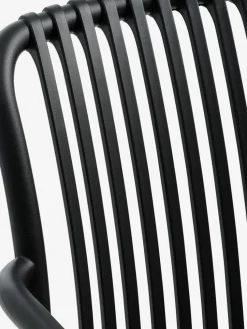 TIPMOSE + NABBENTIPMOSE L70 table gris + 2 NABBEN chaises noir