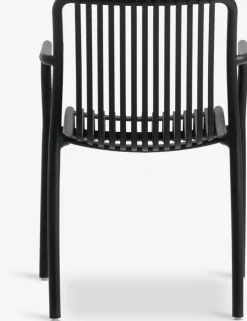 TIPMOSE + NABBENTIPMOSE L70 table gris + 2 NABBEN chaises noir