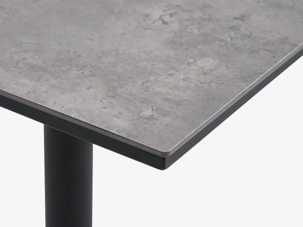 TIPMOSETable bistrot TIPMOSE l70xL70 gris