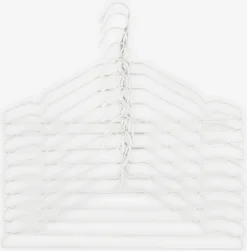 TONNICintres TONNI L43cm 10pcs/pqt blanc