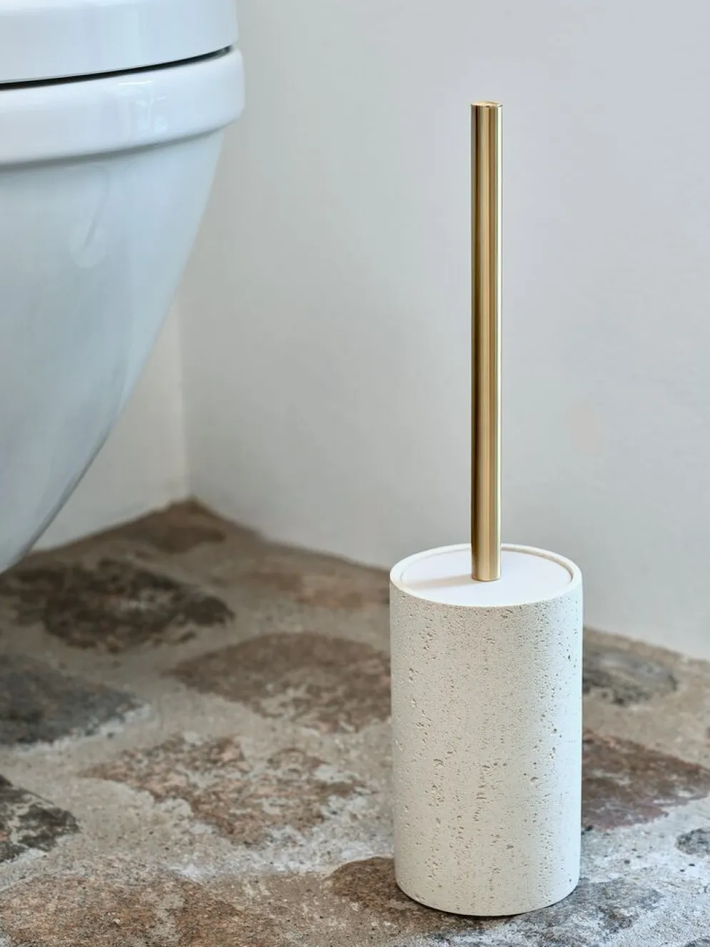 TORUPBrosse wc TORUP pierre beige