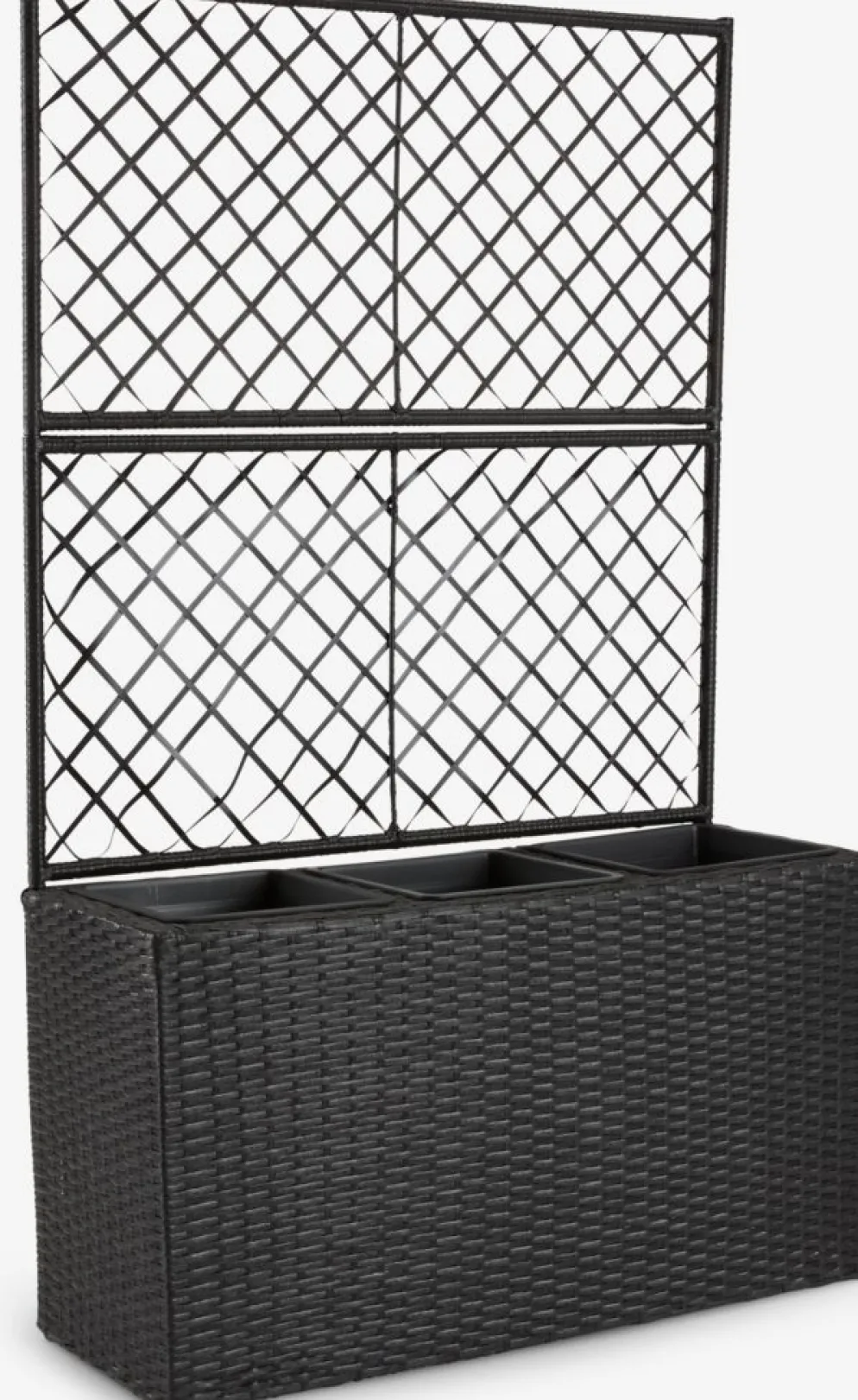 TRANAJardinière TRANA l30xL83xH130 noir