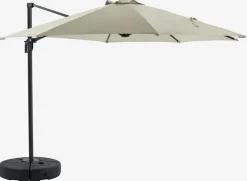 TRONDHEIMParasol déporté TRONDHEIM Ø300 blanc cassé