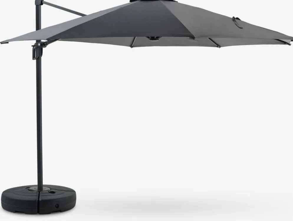 TRONDHEIMParasol déporté TRONDHEIM Ø300 gris