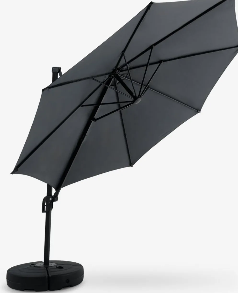 TRONDHEIMParasol déporté TRONDHEIM Ø300 gris