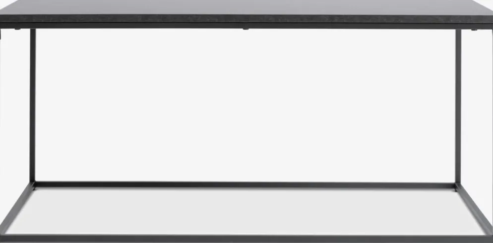 TROSTERUDTable basse TROSTERUD 50x100 coloris marbre/noir