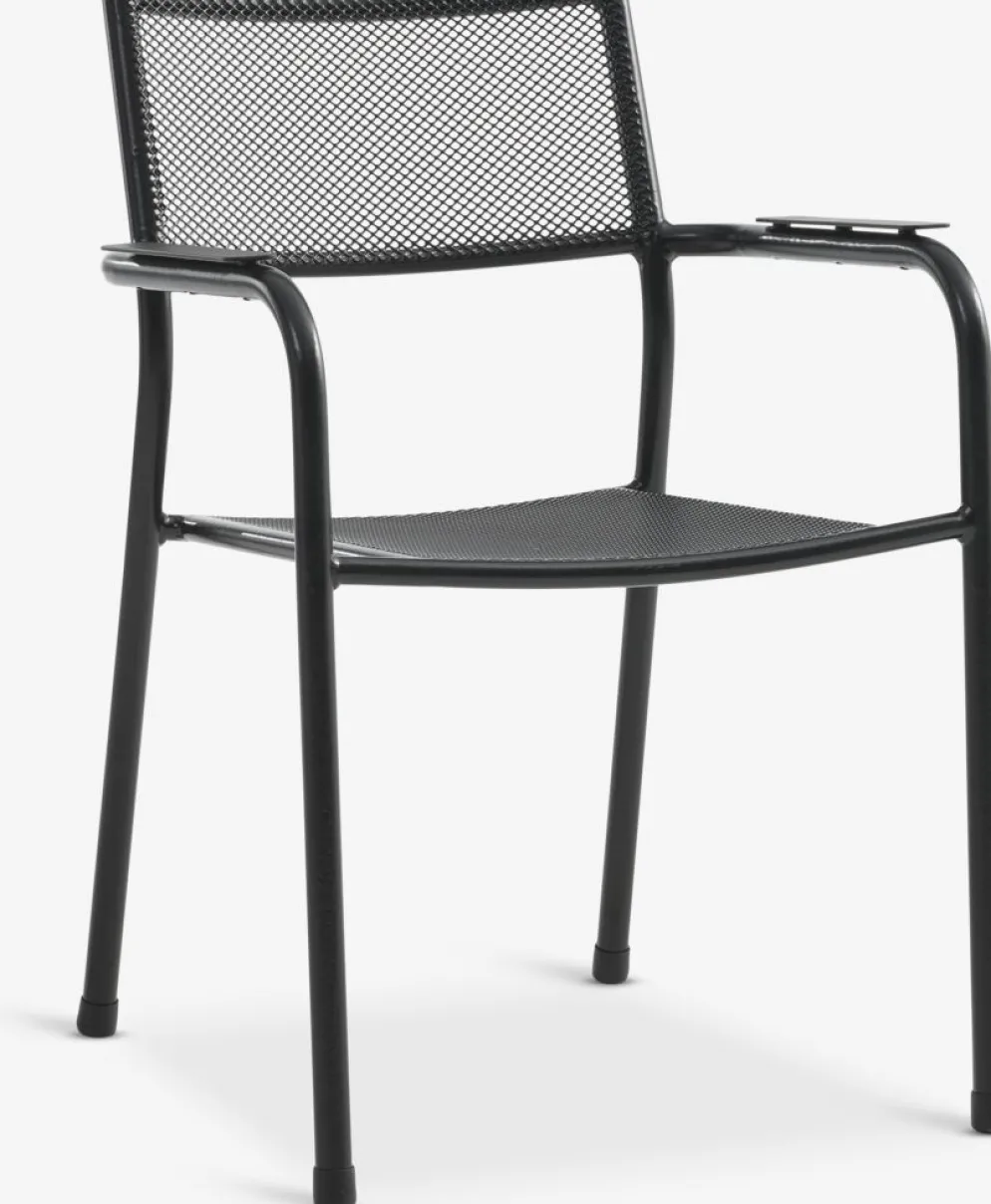 TYDAL + HEMSEDALTYDAL L208/272 table + 4 HEMSEDAL chaises noir
