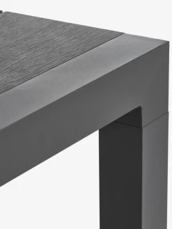 TYDALTable de jardin TYDAL l95xl208/272 noir