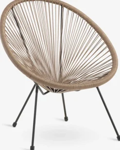UBBERUPFauteuil lounge d'extérieur UBBERUP naturel