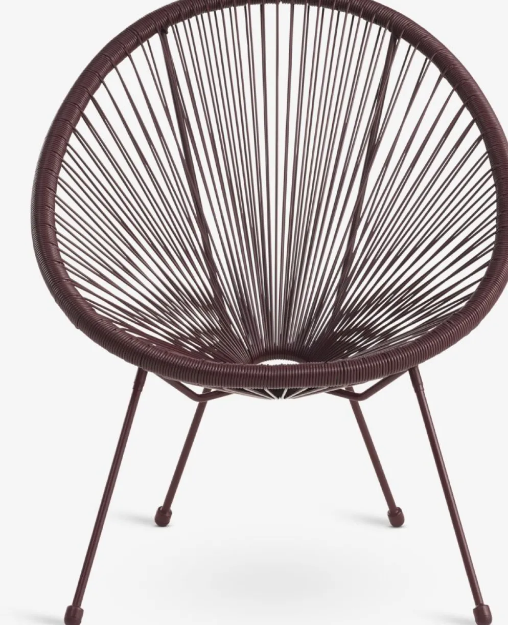 UBBERUPFauteuil lounge d'extérieur UBBERUP aubergine