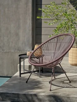 UBBERUPFauteuil lounge d'extérieur UBBERUP aubergine