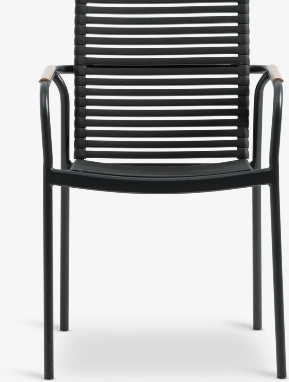 UDBYNEDER + NABEUDBYNEDER Ø120 table teck + 4 NABE chaises noir