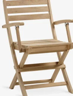 UDBYNEDER + VESTERHAVETUDBYNEDER Ø120 table + 4 VESTERHAVET chaises teck