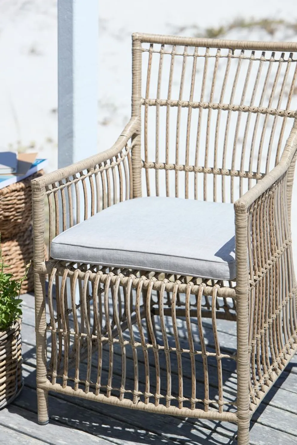 UDSIGTENCoussin de jardin pour chaise UDSIGTEN gris clair